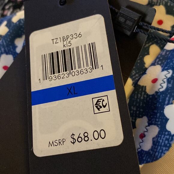 Tommy Hilfiger Floral Scalloped High-Waist Swimsuit Bottoms NWT - Picture 8 of 11